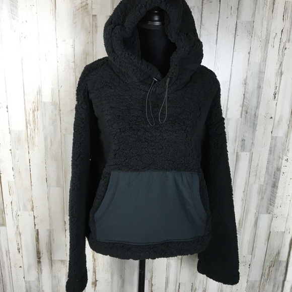 Zella Cassie Faux Shearling Hoodie Jacky Coat M - Picture 5 of 9